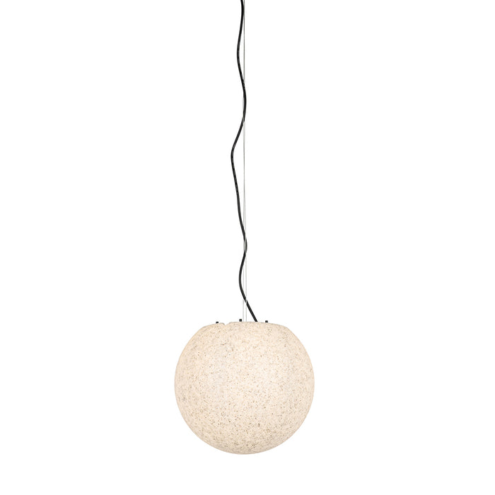 QAZQA Moderne buiten hanglamp grijs 35 cm IP44 - Nura
