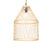 QAZQA Landelijke buiten hanglamp rotan 40x55 cm - Calamus
