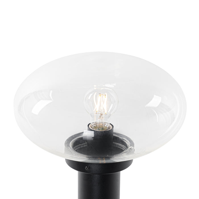 QAZQA Modern buiten paaltje zwart 50 cm - Elly