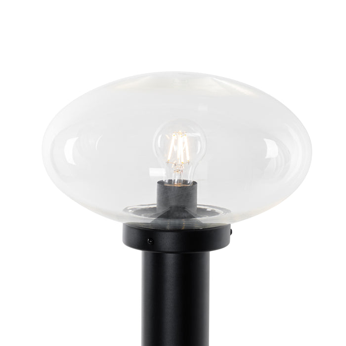 QAZQA Modern buiten paaltje zwart 100 cm - Elly