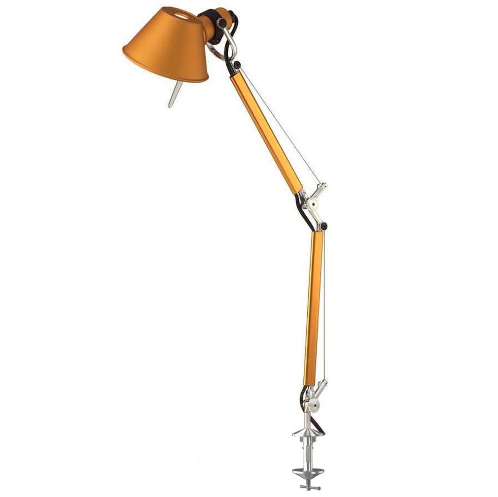 Tolomeo Micro klemlamp retrofit oranje