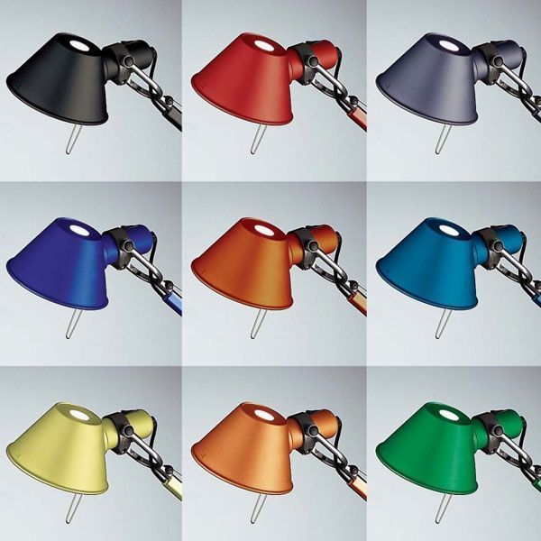 Tolomeo Micro klemlamp retrofit oranje