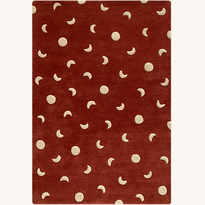 MAISON DEUX Vloerkleed Manen Brick Red M - 120 x 180 cm
