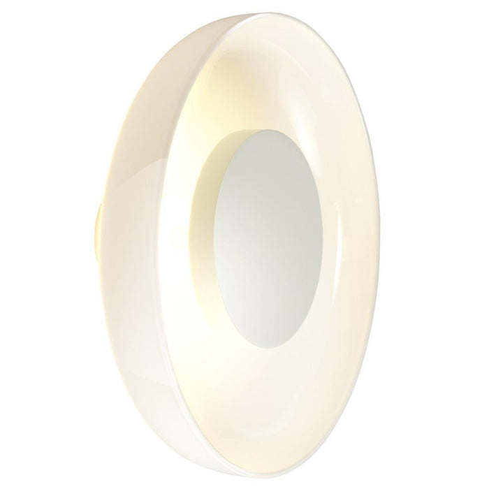 Marset Aura Plus wandlamp LED Ø25 opaal