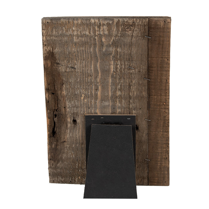 Clayre & Eef Fotolijst  20x3x30 cm Bruin Hout Rechthoek Fotohouder