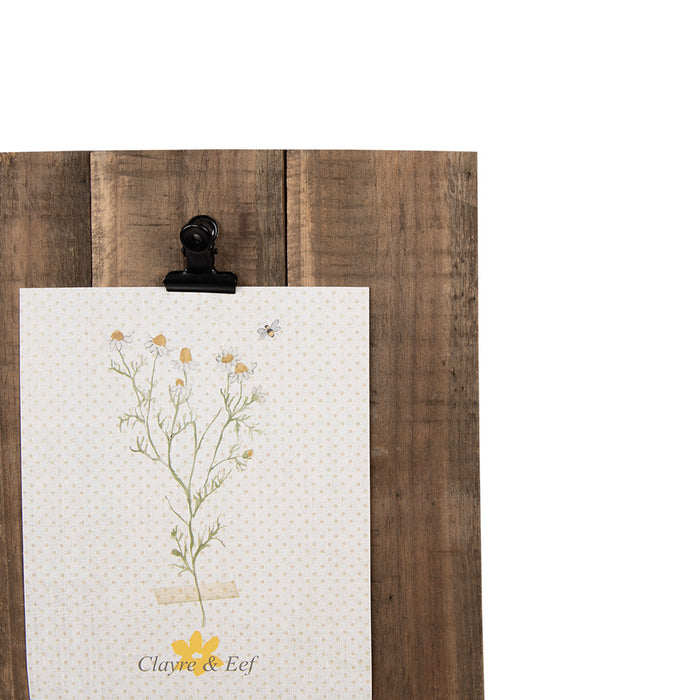 Clayre & Eef Fotolijst  25x3x32 cm Bruin Hout Fotohouder