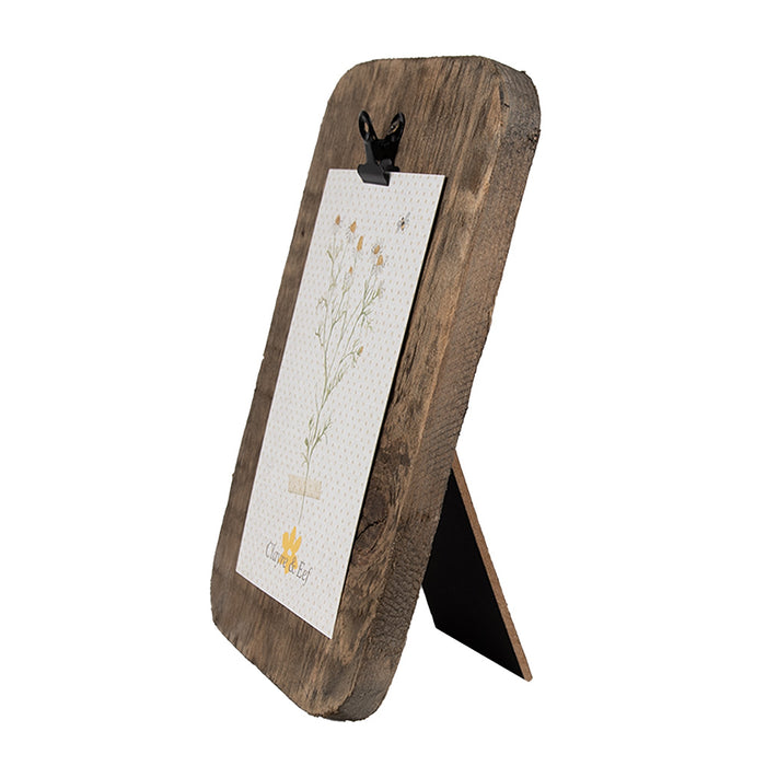 Clayre & Eef Fotolijst  14x2x20 cm Bruin Hout Rechthoek Fotohouder