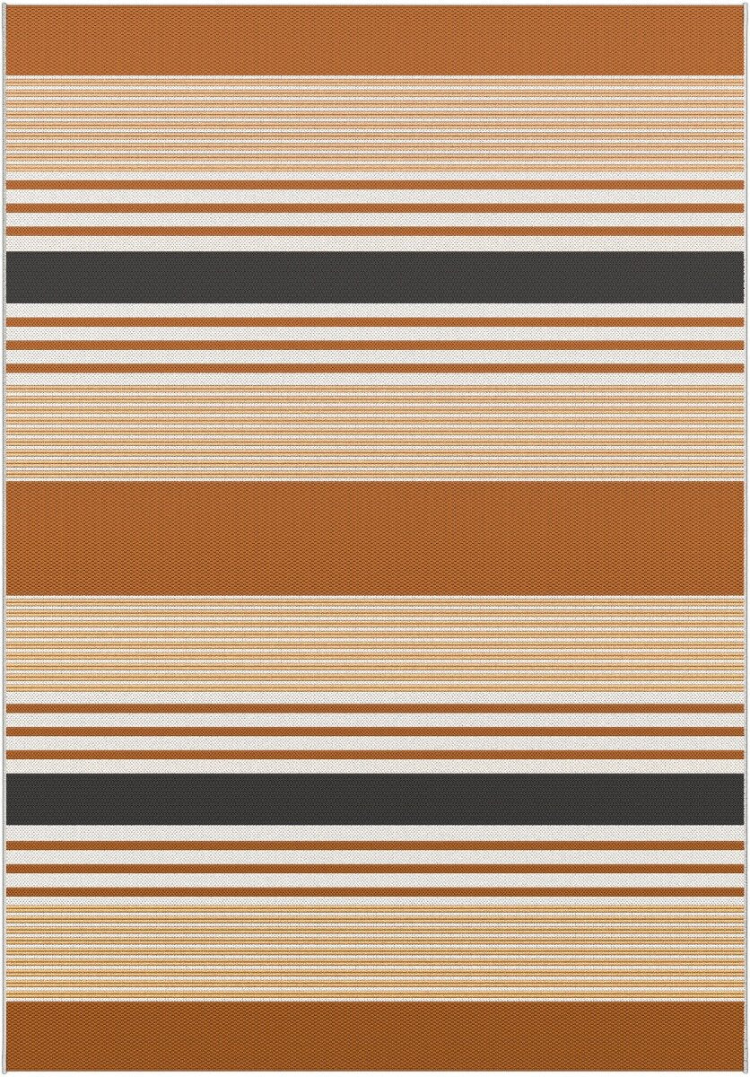 Buitenkleed Nariox donkerbruin|lichtbruin|zwart - 200 x 290 cm (L)