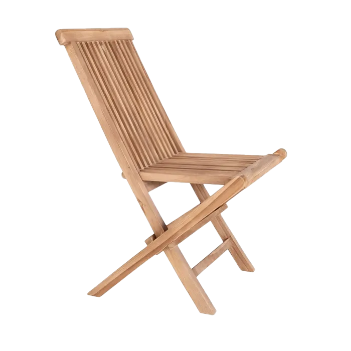 Artichok Jildou inklapbare houten tuinstoel naturel
