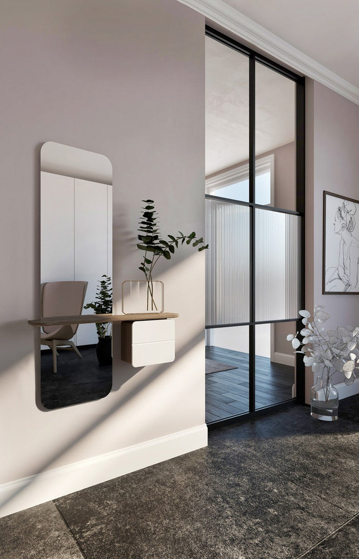 Umage One More Look Wandspiegel met Plank - Pearl White