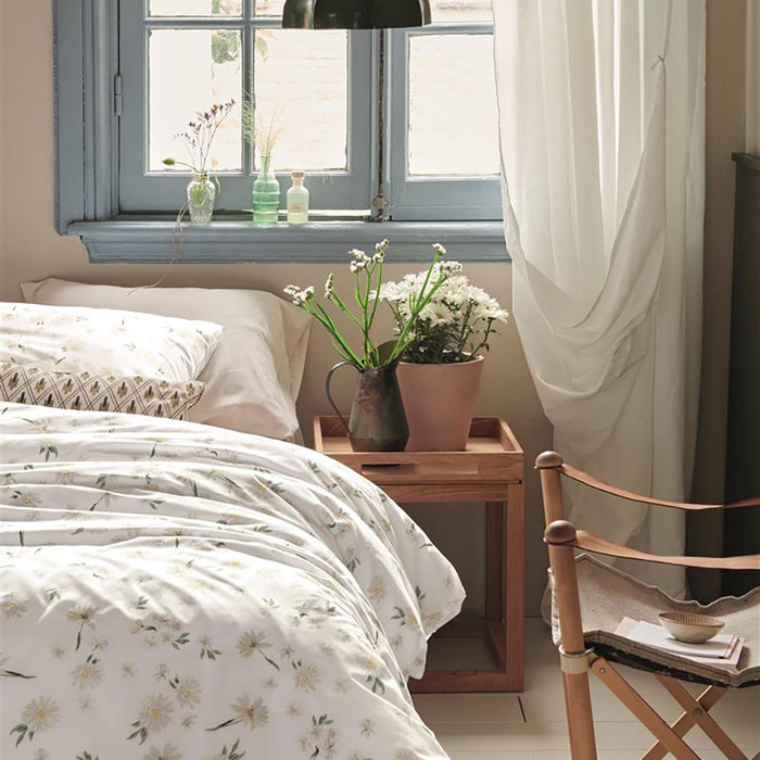 Ariadne At Home Daisies Dekbedovertrek 200 x 200/220 cm - Wit