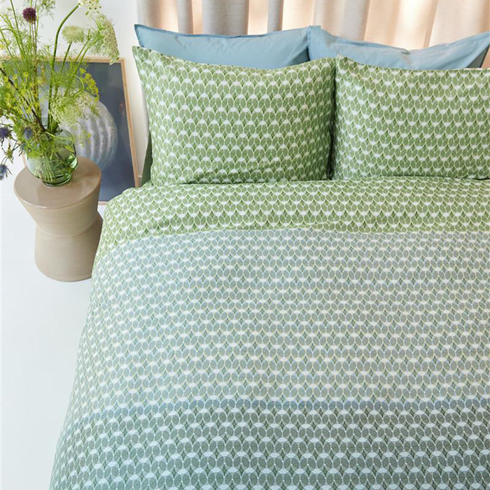 Beddinghouse Silas Dekbedovertrek 140 x 200/220 cm - Blauw/Groen