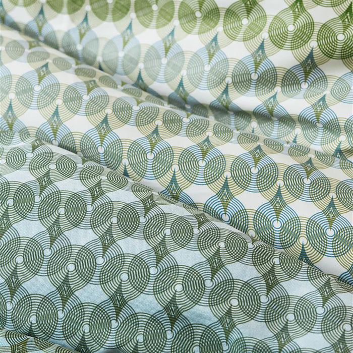 Beddinghouse Silas Dekbedovertrek 200 x 200/220 cm - Blauw/Groen