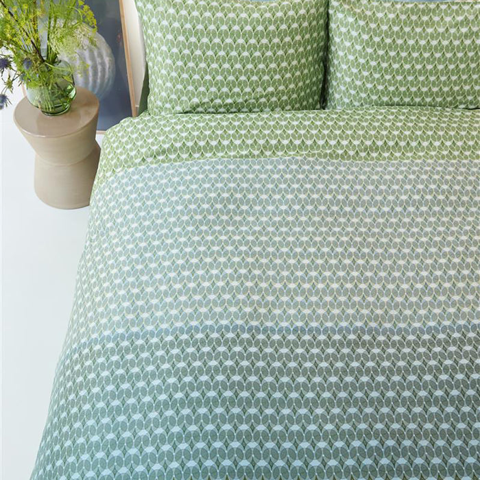Beddinghouse Silas Dekbedovertrek 200 x 200/220 cm - Blauw/Groen