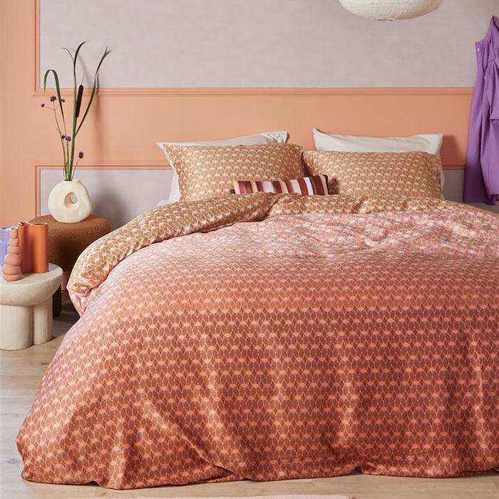 Beddinghouse Silas Dekbedovertrek 200 x 200/220 cm - Terra