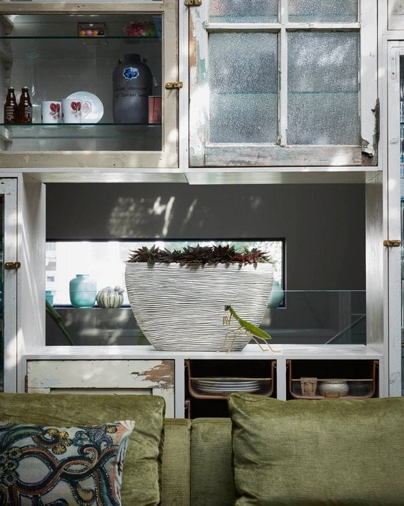 Capi nature Pot ovaal hoog rib zwart