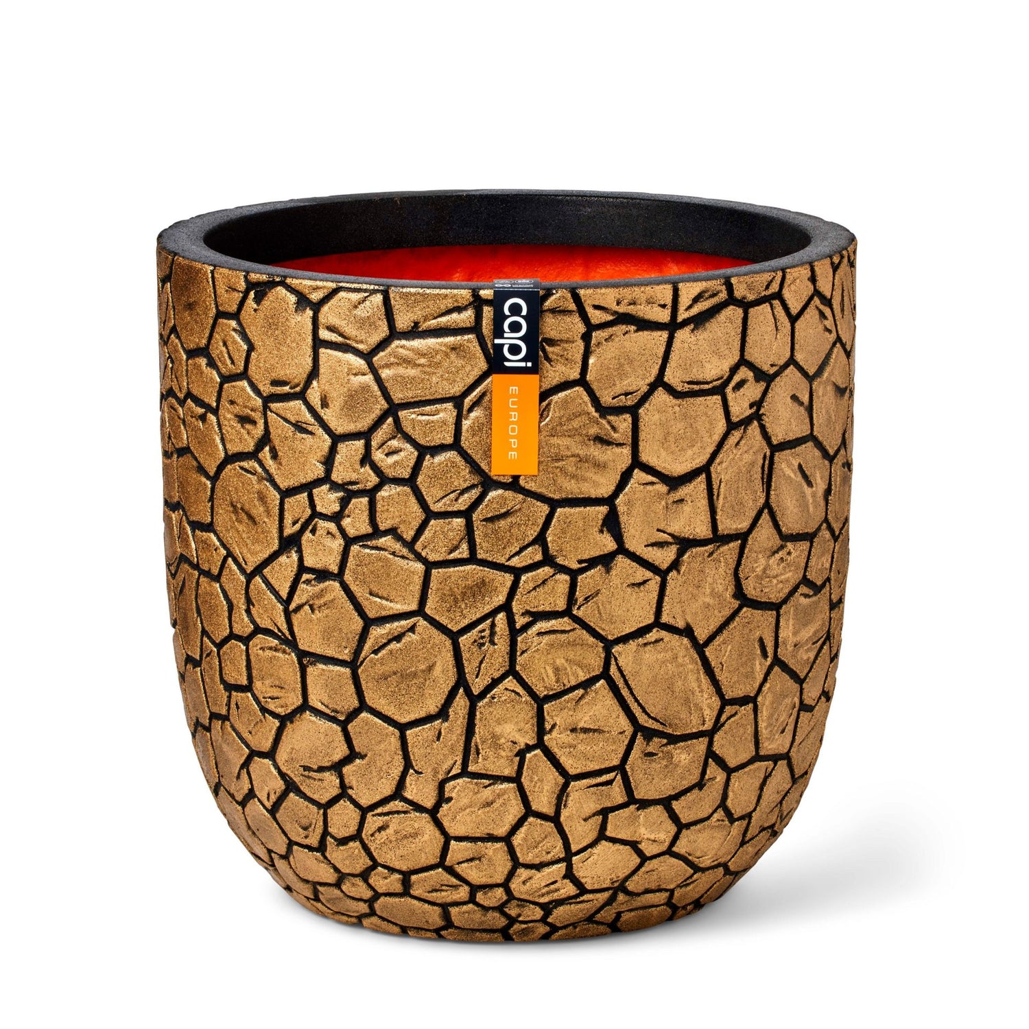 Capi Europe Bloempot bol Clay NL - 35x34 - Goud