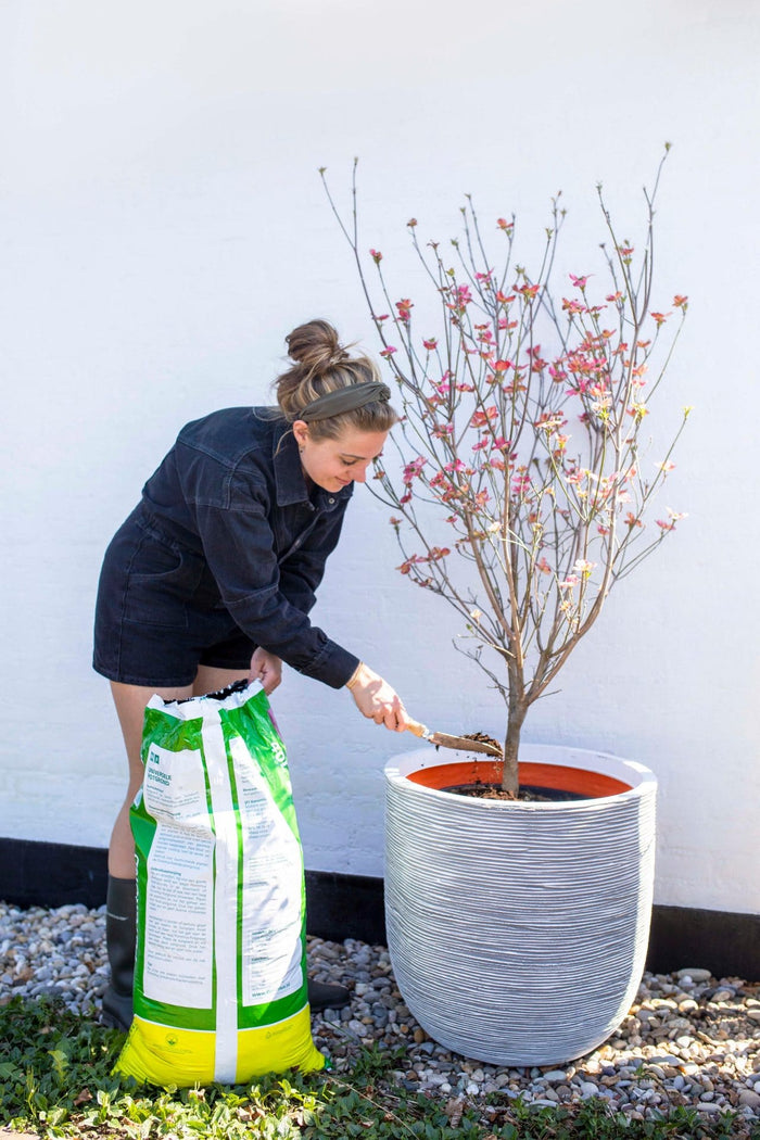 Capi Europe Bloempot bol Rib NL - 43x41 - Goud