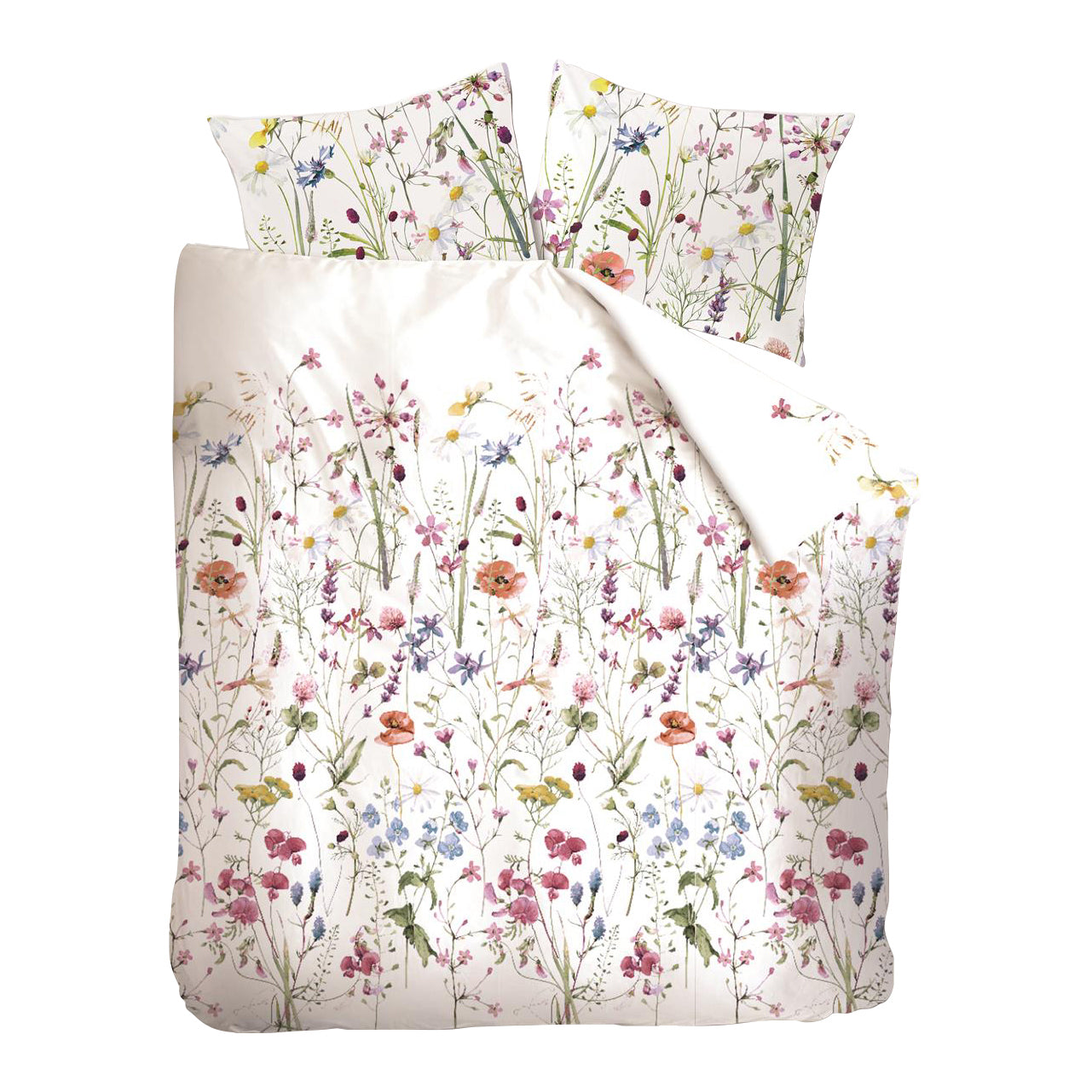 Ariadne At Home Bloom Dekbedovertrek 200 x 200/220 cm - Wit