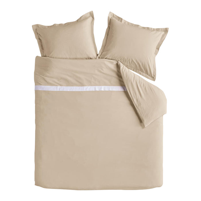 Rivièra Maison Ease Dekbedovertrek 240 x 200/220 cm - Zand