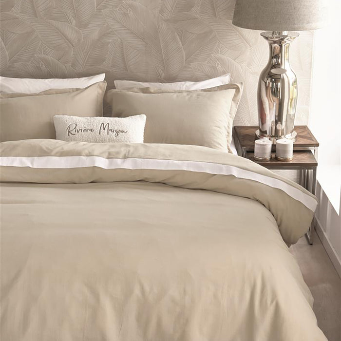 Rivièra Maison Ease Dekbedovertrek 200 x 200/220 cm - Zand