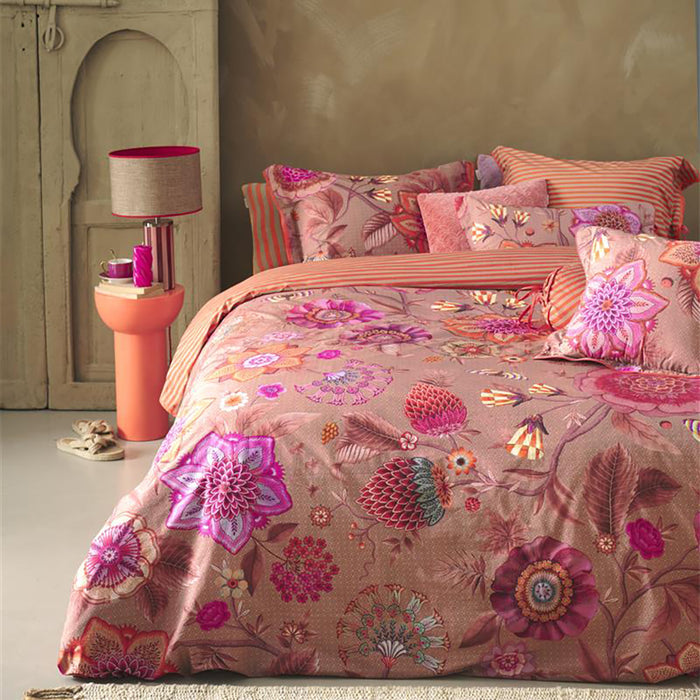 Pip Studio Viva La Vida Dekbedovertrek 140 x 200/220 cm - Roze