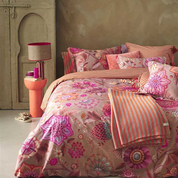 Pip Studio Viva La Vida Dekbedovertrek 140 x 200/220 cm - Roze