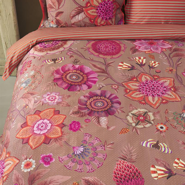 Pip Studio Viva La Vida Dekbedovertrek 240 x 200/220 cm - Roze
