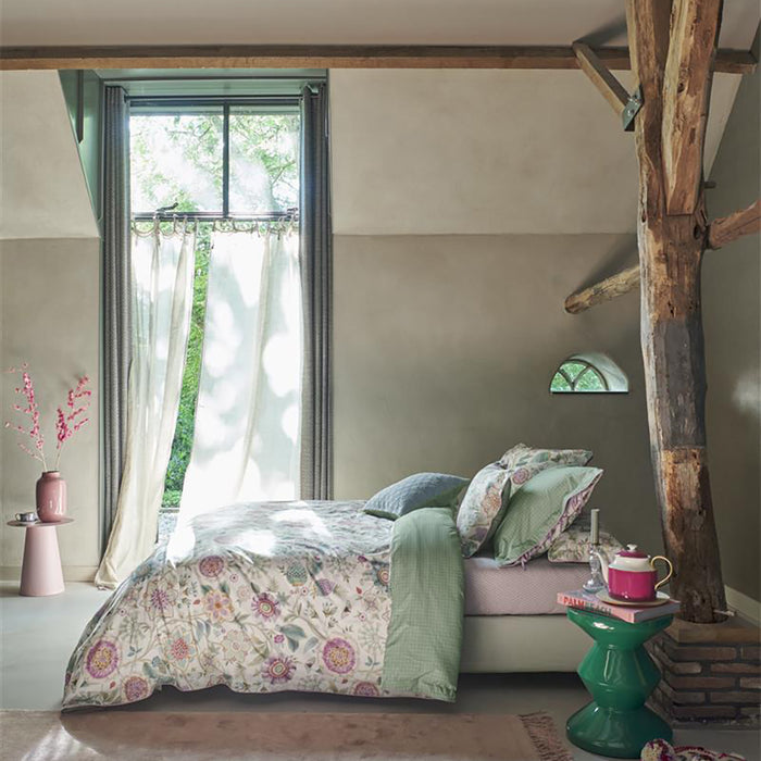 Pip Studio Viva Las Flores Dekbedovertrek 240 x 200/220 cm - Wit