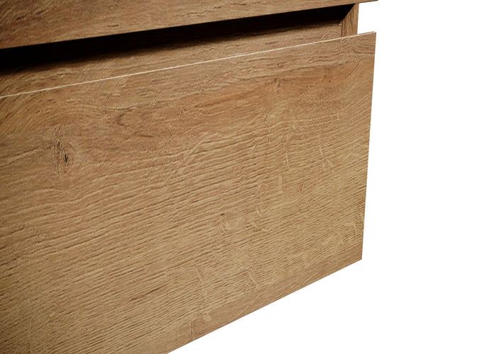 Badplaats Badkamermeubel Set Angela 80cm - Eiken - Badmeubel