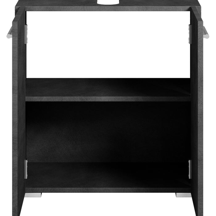 Badplaats Wastafelkast Jupiter 60 x 30 x 60 cm - Donker Grijs