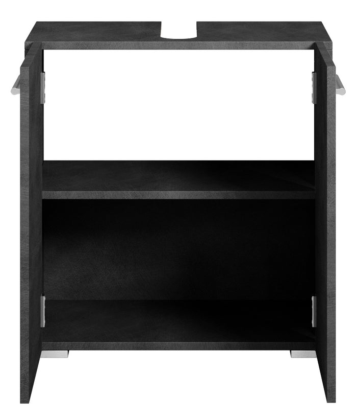 Badplaats Wastafelkast Jupiter 60 x 30 x 60 cm - Donker Grijs
