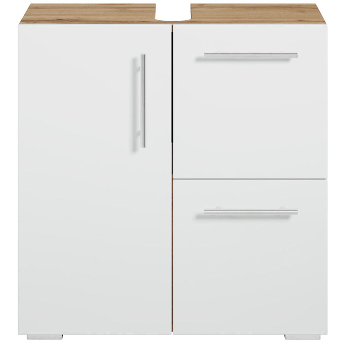 Badplaats Wastafelkast Mars 60 x 30 x 60 cm - Eiken met Wit