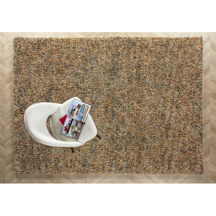 Vloerkleed Shaggy Deluxe - Oranje - Wol