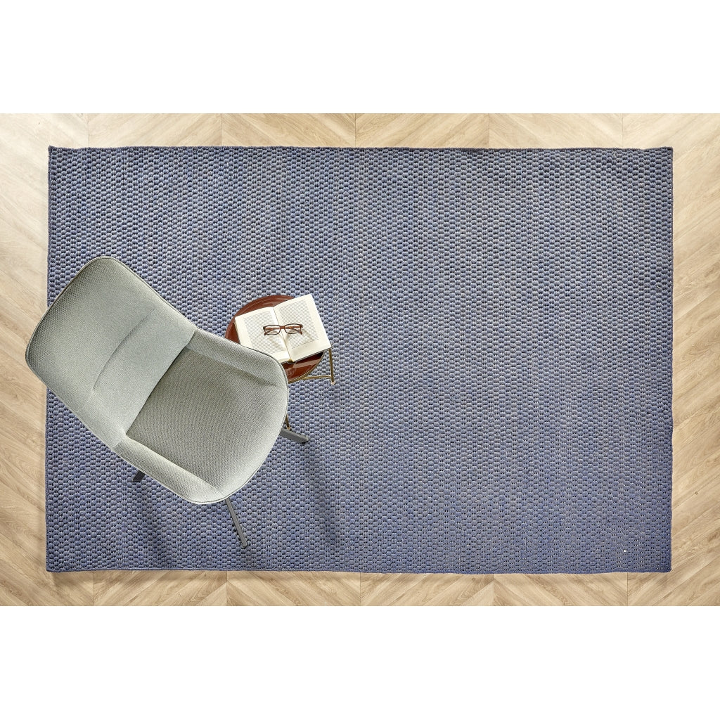 Vloerkleed Boyd - Blauw - Gerecycled Materiaal