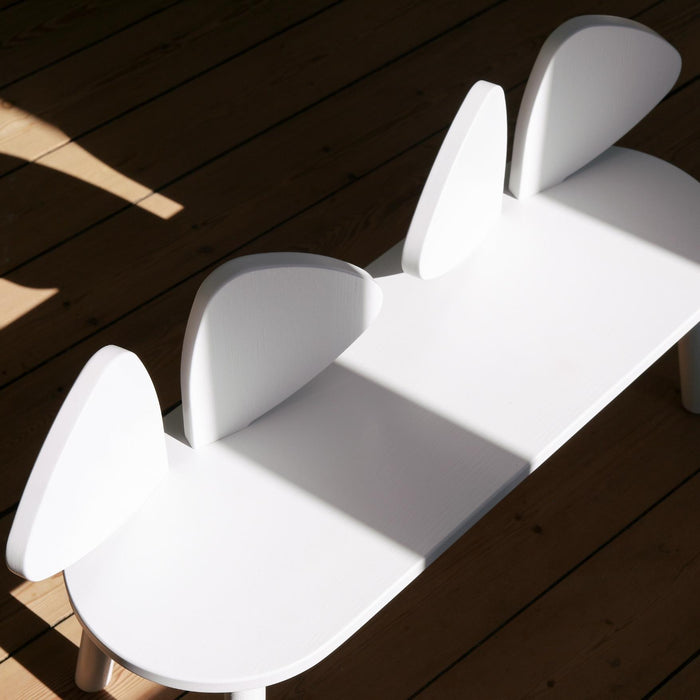 Mouse kinderbank gelakt eiken