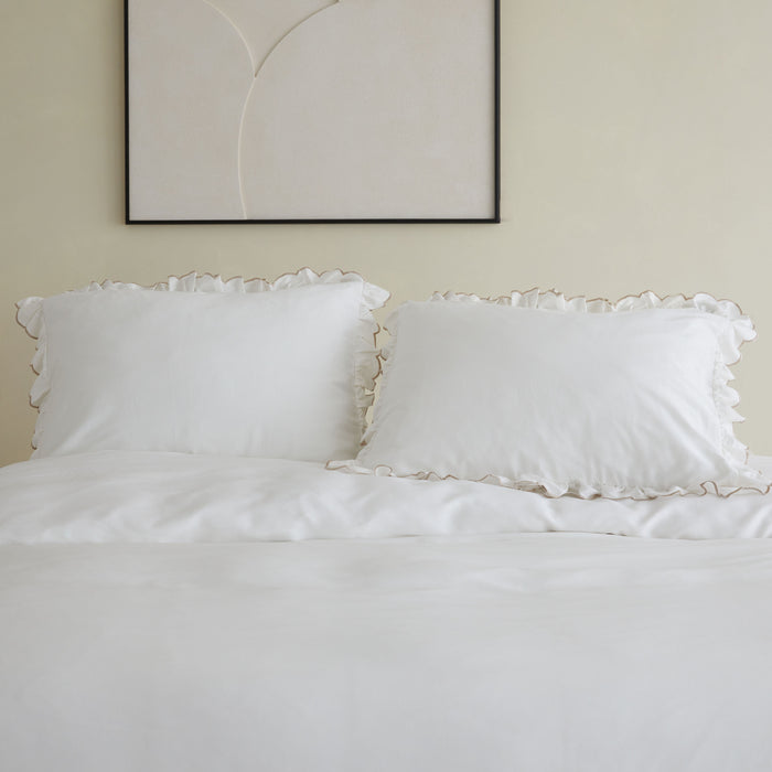 Walra Real Romance Dekbedovertrek 240x220 - Wit