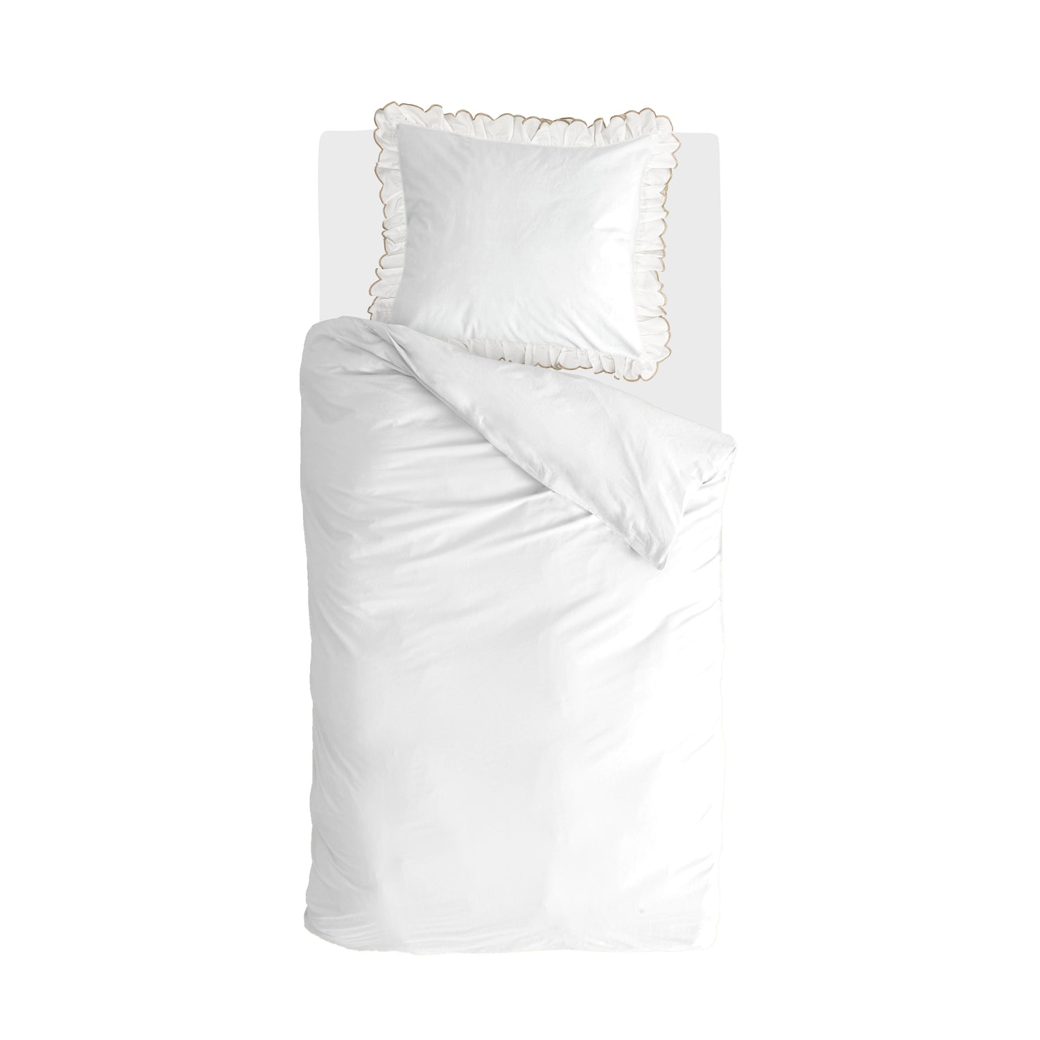 Walra Real Romance Dekbedovertrek 140x220 - Wit