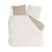 Walra Remade Crazy Crinkles Dekbedovertrek 240x220 - Zand