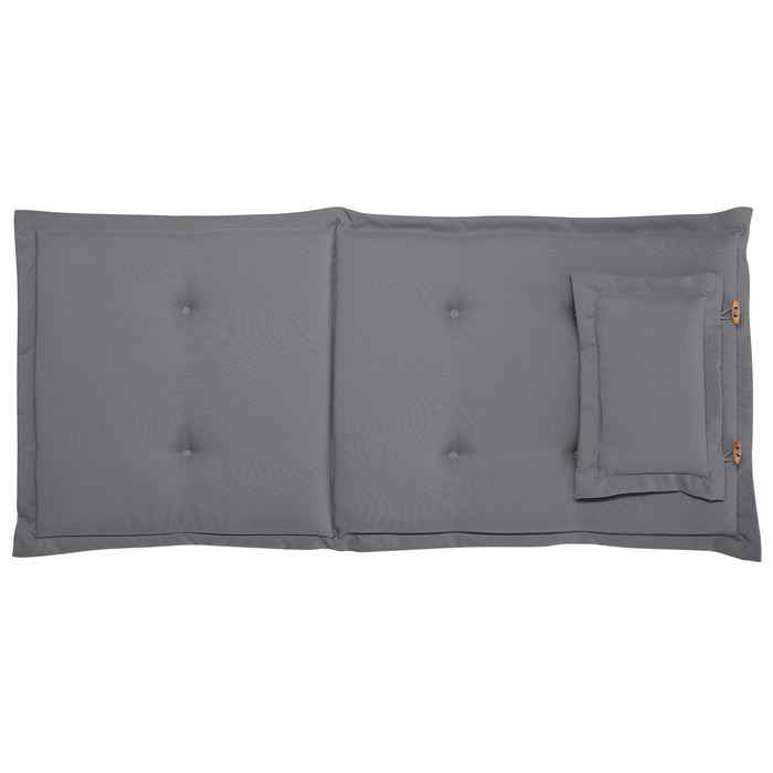 Beliani - AMANTEA - Tuinstoel set van 2 - Donkerbruin - Acaciahout