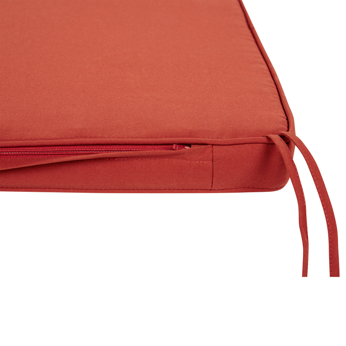 Beliani - SOVANA - Tuinkussen - Rood - 45 x 110 cm - Polyester