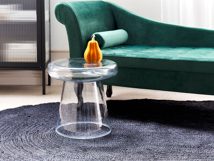 Beliani - CALDERA - Bijzettafel - Transparant - Glas