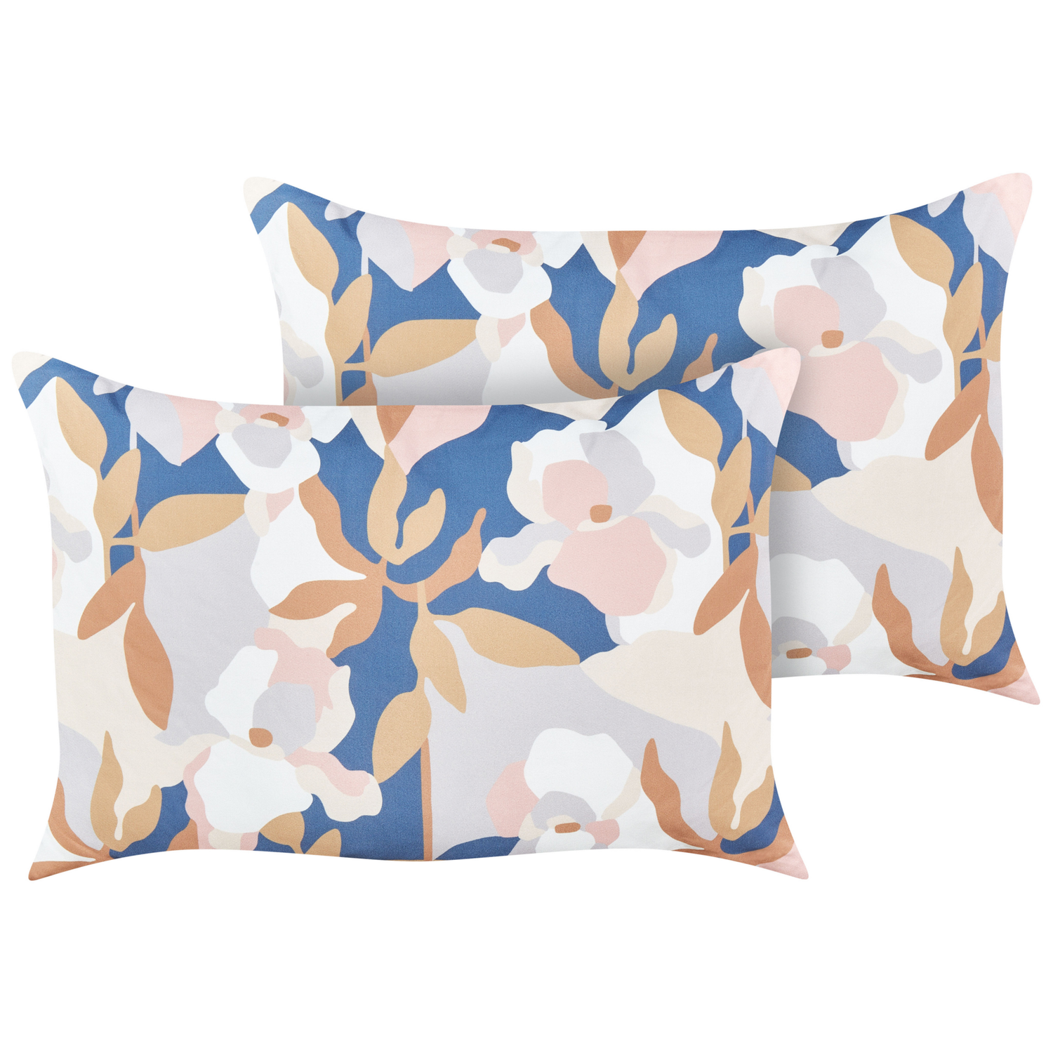 Beliani-VEREZZI-Tuinkussen set van 2-Meerkleurig-40 x 60 cm-Polyester