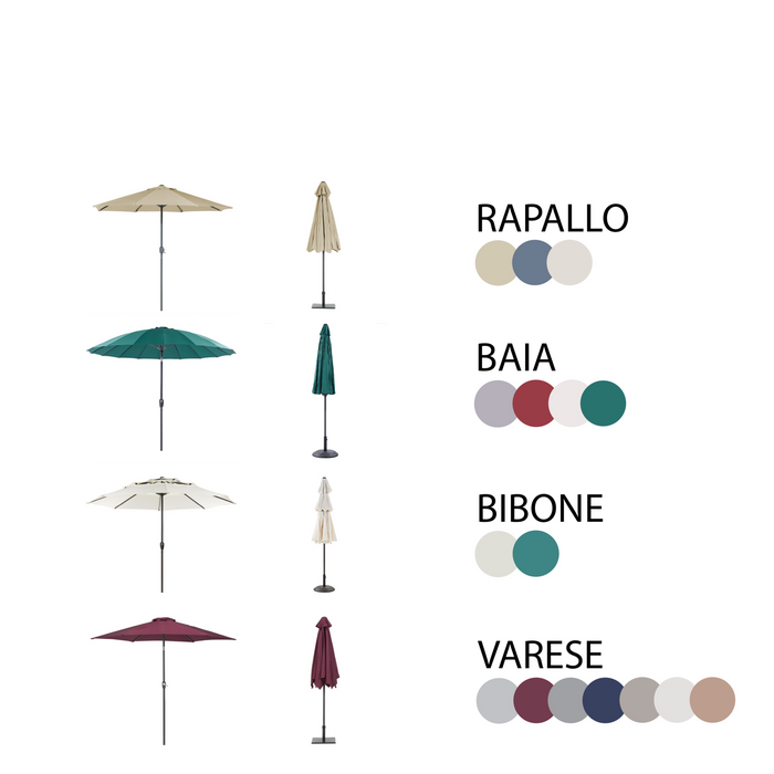 Beliani - SALENTO - Tuinset - Bruin - Aluminium