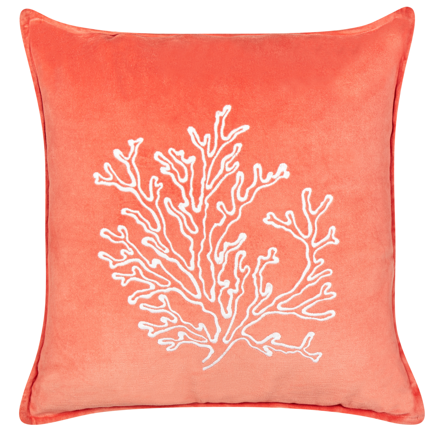 Beliani - LOMENTARIA - Sierkussen - Rood - 45 x 45 cm - Fluweel
