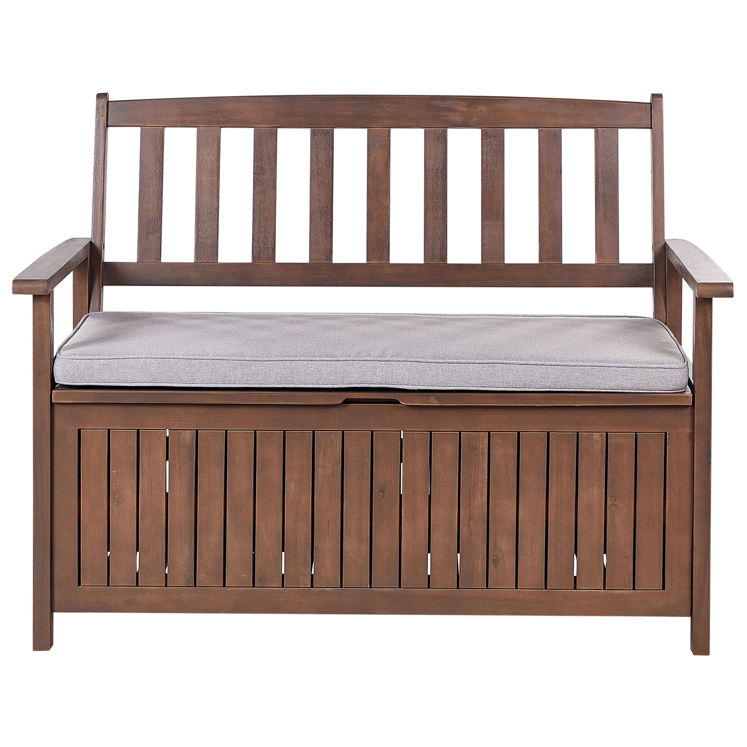 Beliani - SOVANA - Tuinbank - Donkerhout|Grijs - Acaciahout