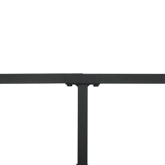 Beliani - BATTUT - Eenpersoonsbed - Zwart - 90 x 200 cm - Metaal