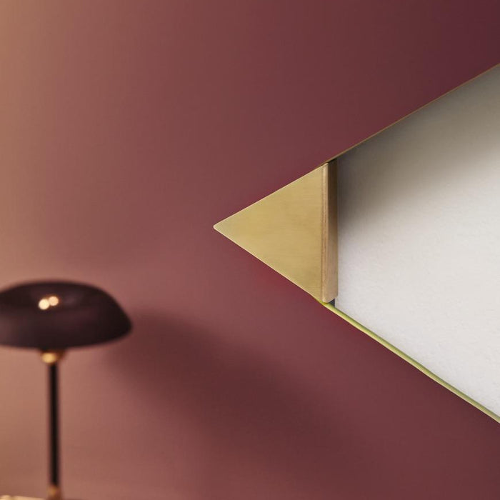 Verto spiegel 120x44,5 ovaal black