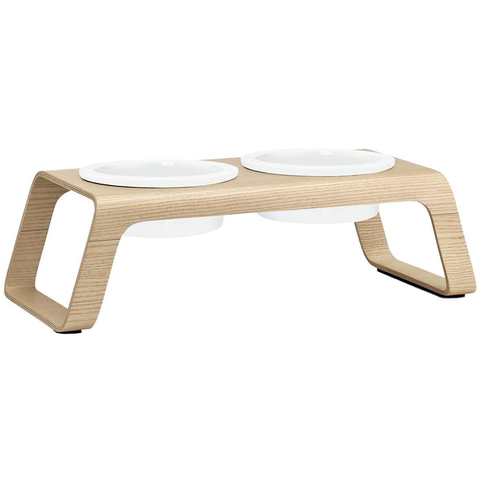 MiaCara Desco hondenvoerbak porselein medium essen naturel