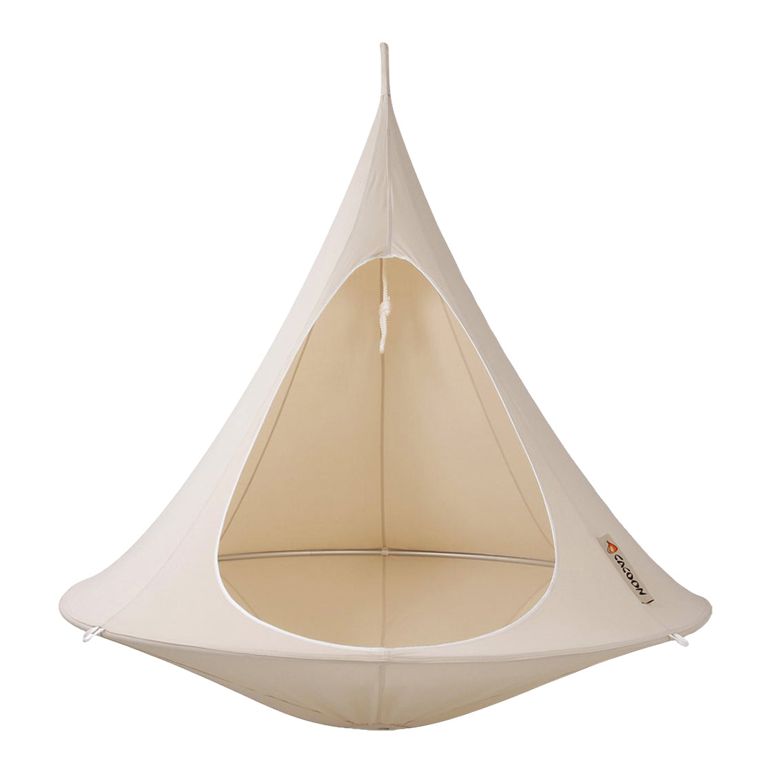 Cacoon Double Hangstoel - Naturel White